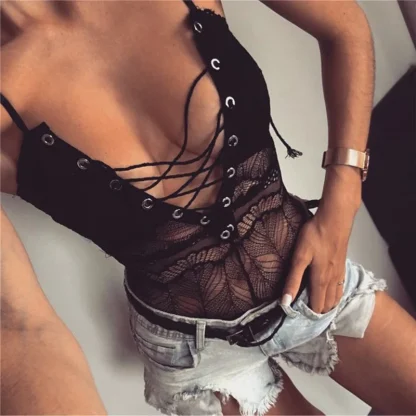 Sexy Sheer Lace Bodysuits