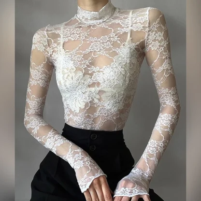 See-through Lace Sexy Top