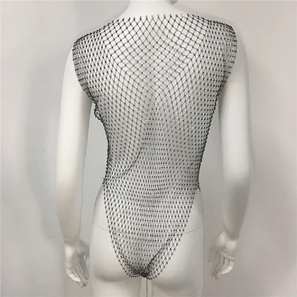 Sexy Fishnet Cover-up Bodysuit - Image 6