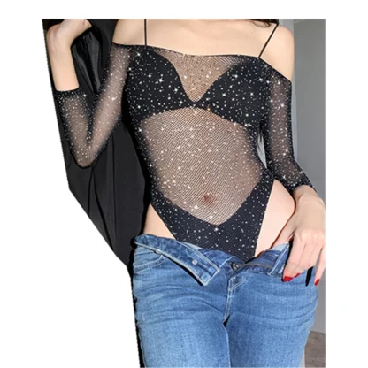 Transparent Seamless Bodysuit