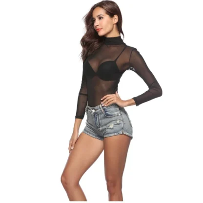 Plus Size See-through Bodysuits - Image 3