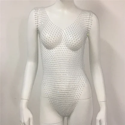 Sexy Fishnet Cover-up Bodysuit - Image 7