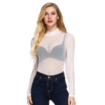 Plus Size See-through Bodysuits - Image 6