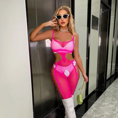 Sexy Mesh Full Body Stocking - Image 3