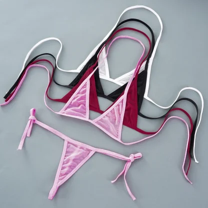 Ultra-thin Mesh Lingerie Set - Image 5