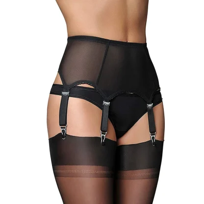 High-waist Plus Size Garter Belt