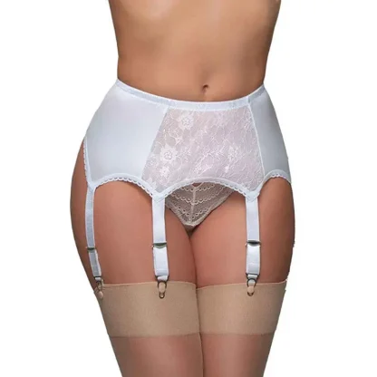 Multi Strap Sheer Garter Belts
