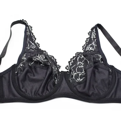 Plus Size Sheer Lace Bras - Image 3