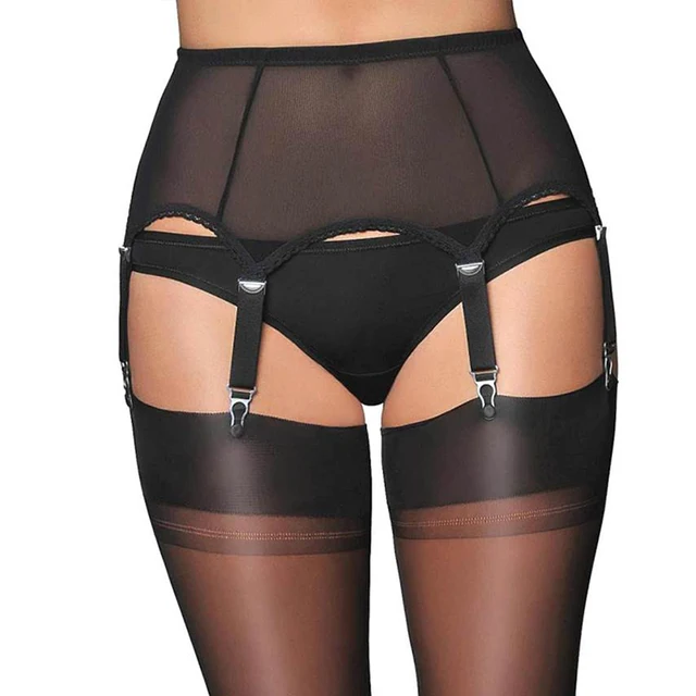 garter belt plus sizes Plus Size Soft Flower Garter Set main image 1