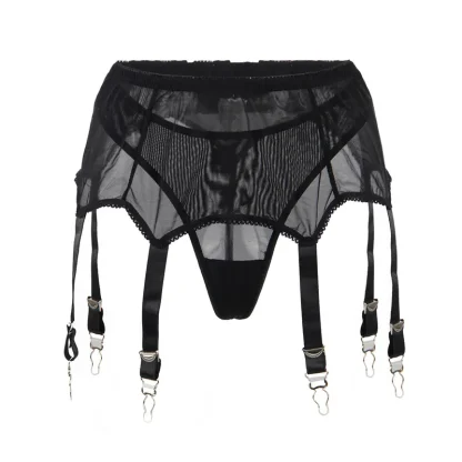 High-waist Plus Size Garter Belt - Image 3