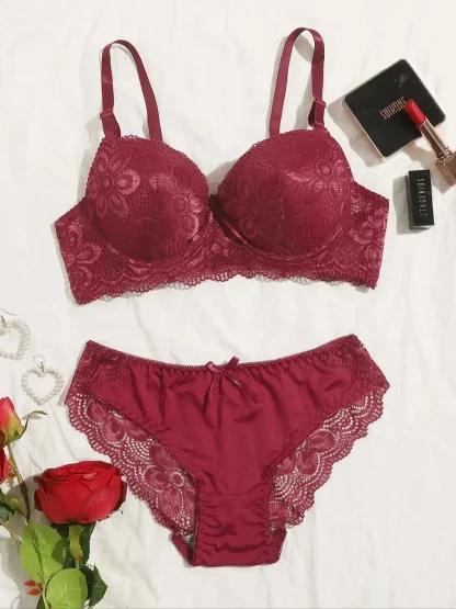 See-through Lace Push-up Lingerie