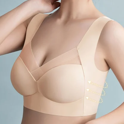 Seamless Mesh Trim Bras - Image 5