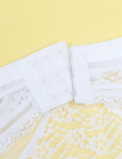 See-through Floral Garter Belts - Image 6