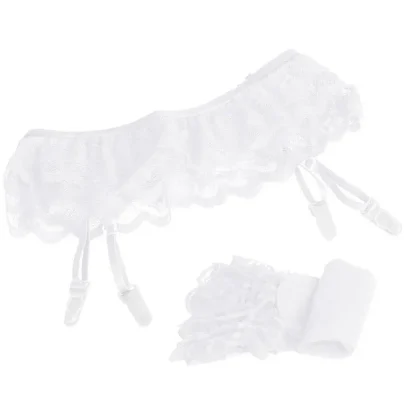 Chic Sheer Lace Garter Belts - Image 3