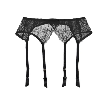 Elastic See-through Garter Belts