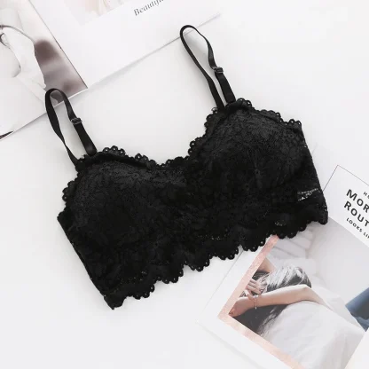 Wireless See-through Bralette - Image 2
