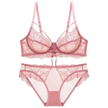 See-through Eyelash Lace Lingerie - Image 5