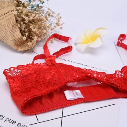 Sheer Lace Adjustable Garter Belts - Image 3