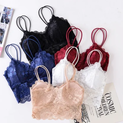 Wireless See-through Bralette - Image 7