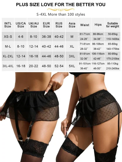 See-through Skirt Garter Belt - Image 6