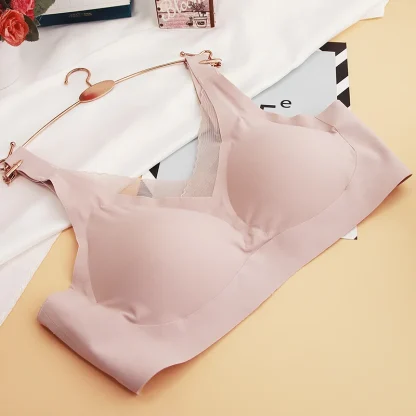 Seamless Sheer Solid Bra - Image 5