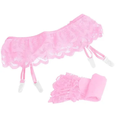 Chic Sheer Lace Garter Belts - Image 5