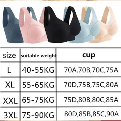 Seamless Mesh Trim Bras - Image 6