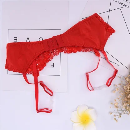 Sheer Lace Adjustable Garter Belts - Image 2