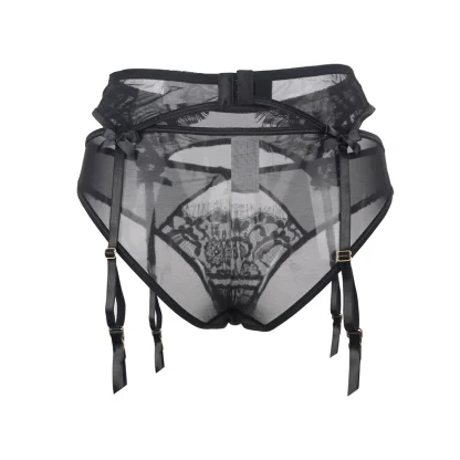 See-through Lace Garter Belt - Image 2