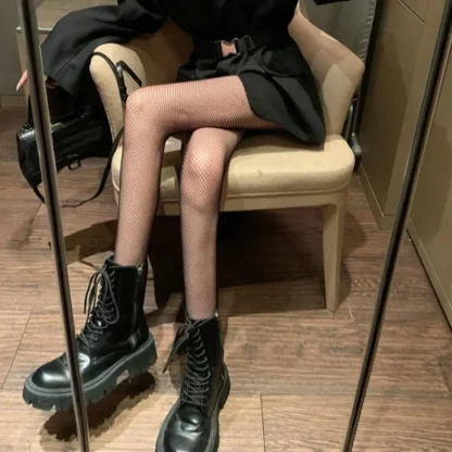 Black Fishnet Stockings - Image 2