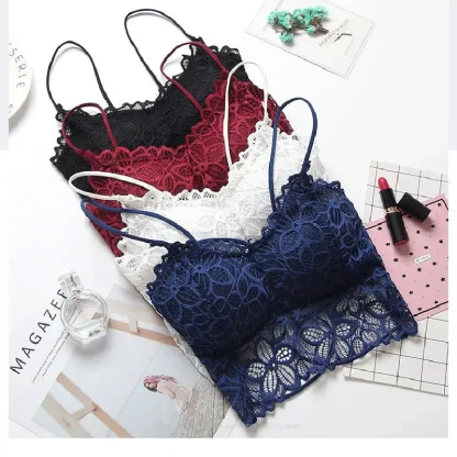 Wireless See-through Bralette - Image 6