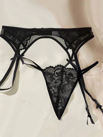 See-through Lace Lingerie Set - Image 2