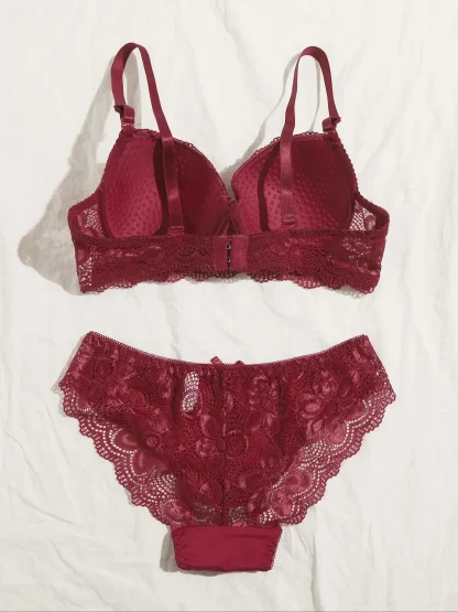 See-through Lace Push-up Lingerie - Image 2