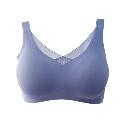 Seamless Sheer Solid Bra