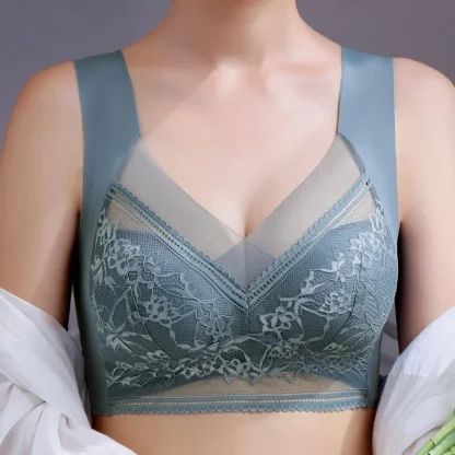 Sexy Mesh Seamless Bra