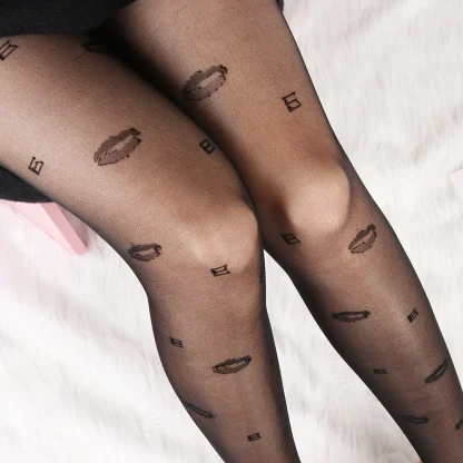 See-through Dot Pantyhose - Image 2