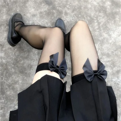 Bowknot Top Thigh-high - Image 4