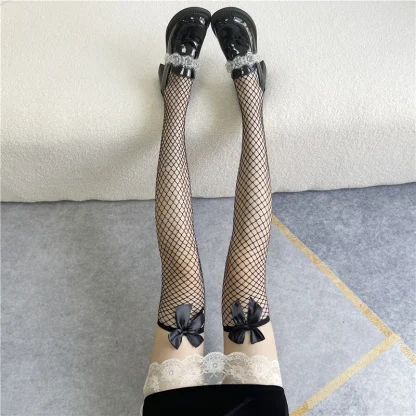 Cute Bowknot Thigh-high - Image 5