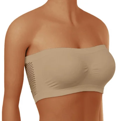 Seamless Solid Tube Bras - Image 4