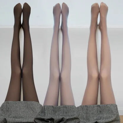 Fake See-through Warm Stockings - Image 6